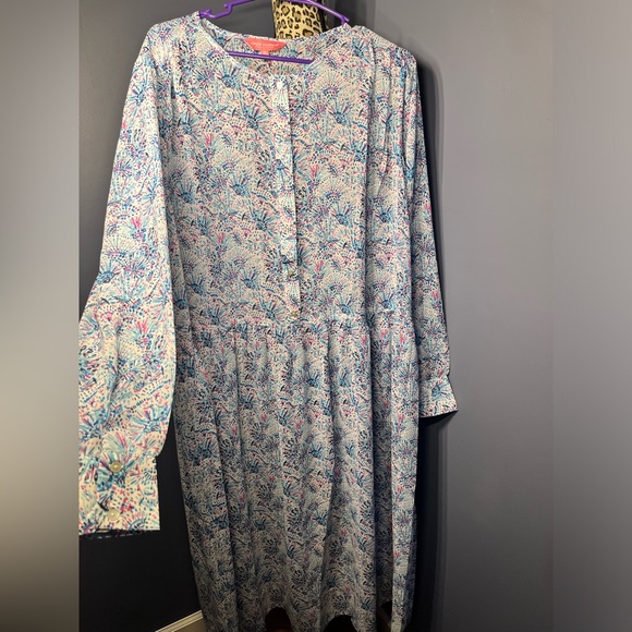 Simply Southern Long Sleeve Dress Size XL NWT - Picture 3 of 8